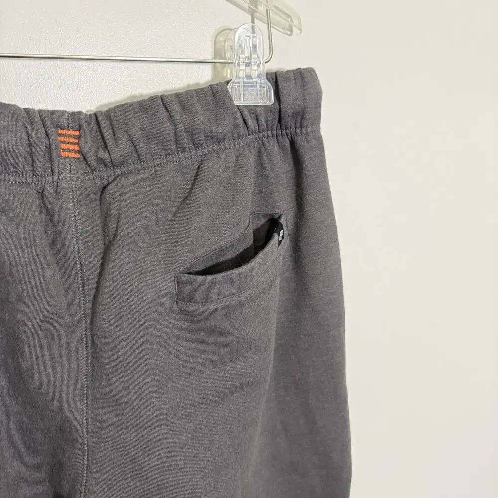 Rudis Wrestling Fleece Lined Thick Joggers Drawstring Waist Size L Gray New